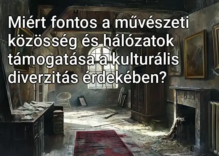 Miért fontos a művészeti közösség és hálózatok támogatása a kulturális diverzitás érdekében?