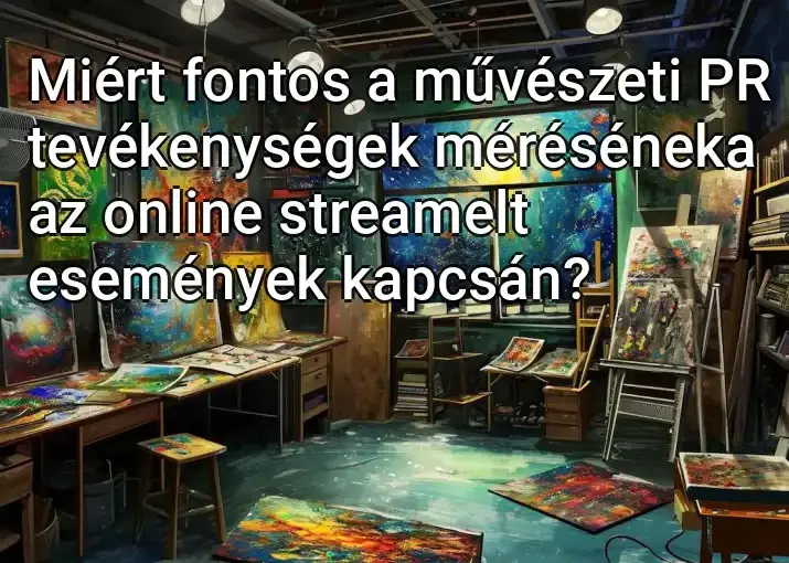 Miért fontos a művészeti PR tevékenységek méréséneka az online streamelt események kapcsán?