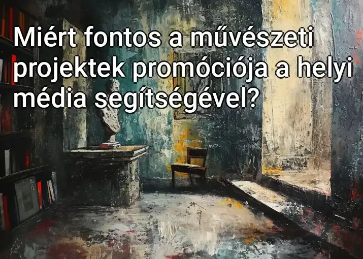 Miért fontos a művészeti projektek promóciója a helyi média segítségével?