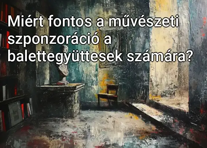 Miért fontos a művészeti szponzoráció a balettegyüttesek számára?