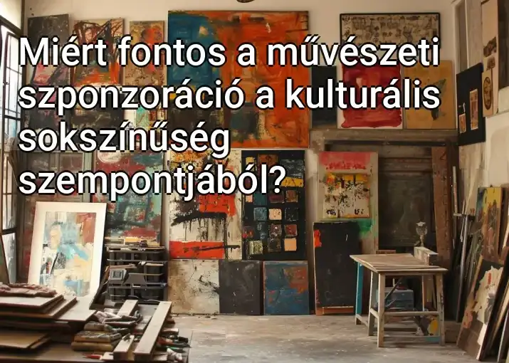 Miért fontos a művészeti szponzoráció a kulturális sokszínűség szempontjából?