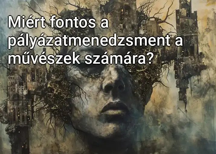 Miért fontos a pályázatmenedzsment a művészek számára?