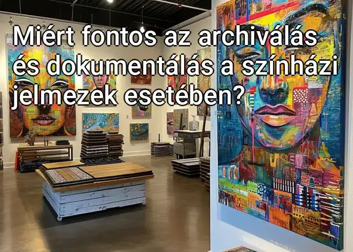 Miért fontos az archiválás és dokumentálás a színházi jelmezek esetében?