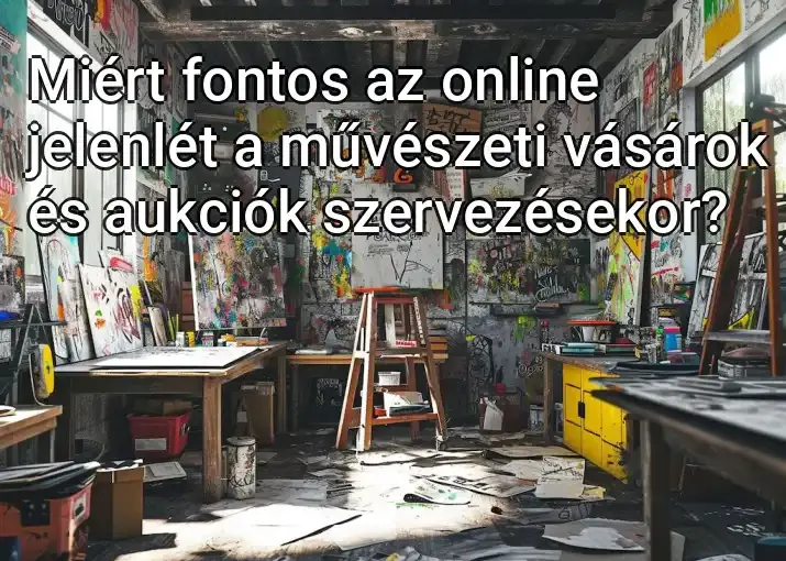 Miért fontos az online jelenlét a művészeti vásárok és aukciók szervezésekor?