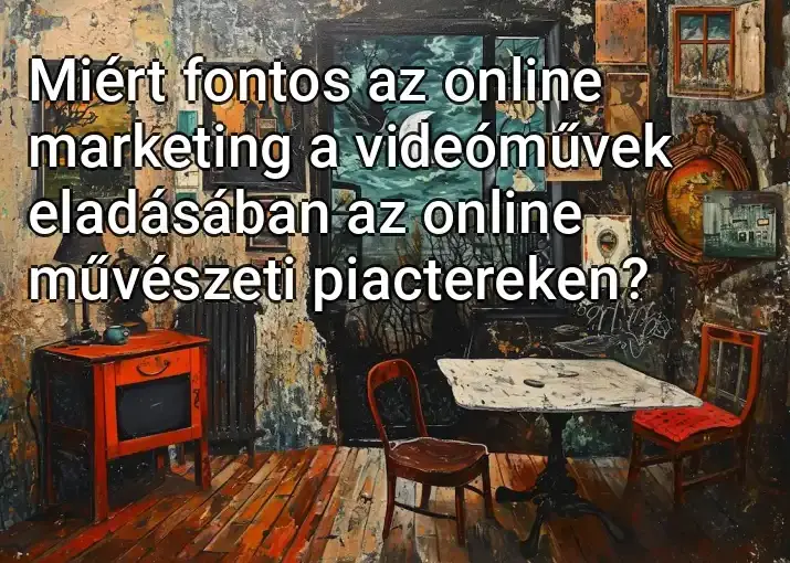 Miért fontos az online marketing a videóművek eladásában az online művészeti piactereken?