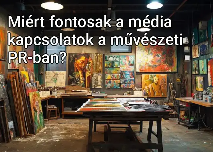 Miért fontosak a média kapcsolatok a művészeti PR-ban?