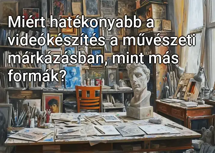 Miért hatékonyabb a videókészítés a művészeti márkázásban, mint más formák?