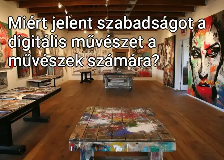 Miért jelent szabadságot a digitális művészet a művészek számára?