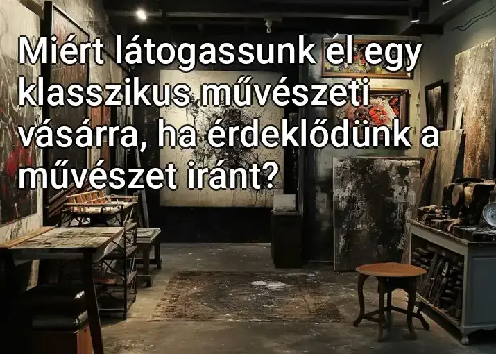 Miért látogassunk el egy klasszikus művészeti vásárra, ha érdeklődünk a művészet iránt?