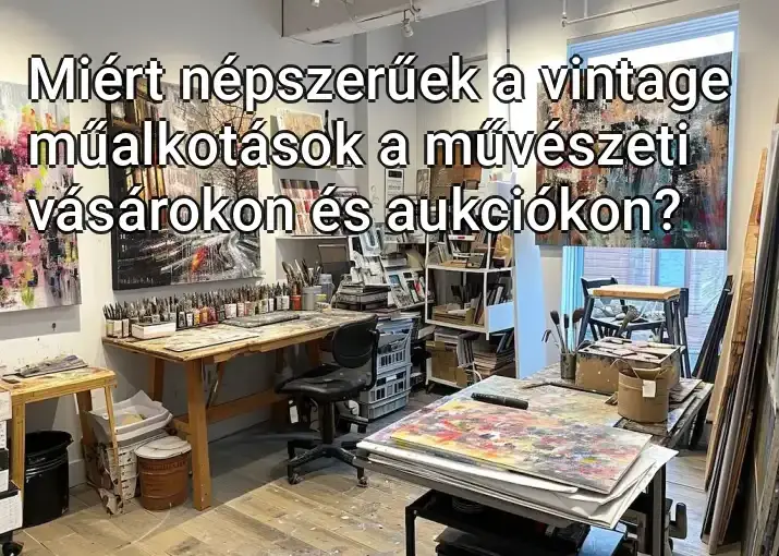 Miért népszerűek a vintage műalkotások a művészeti vásárokon és aukciókon?