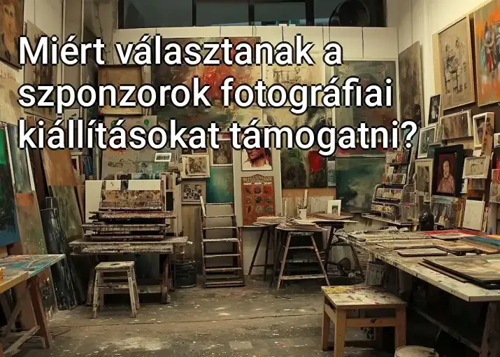 Miért választanak a szponzorok fotográfiai kiállításokat támogatni?