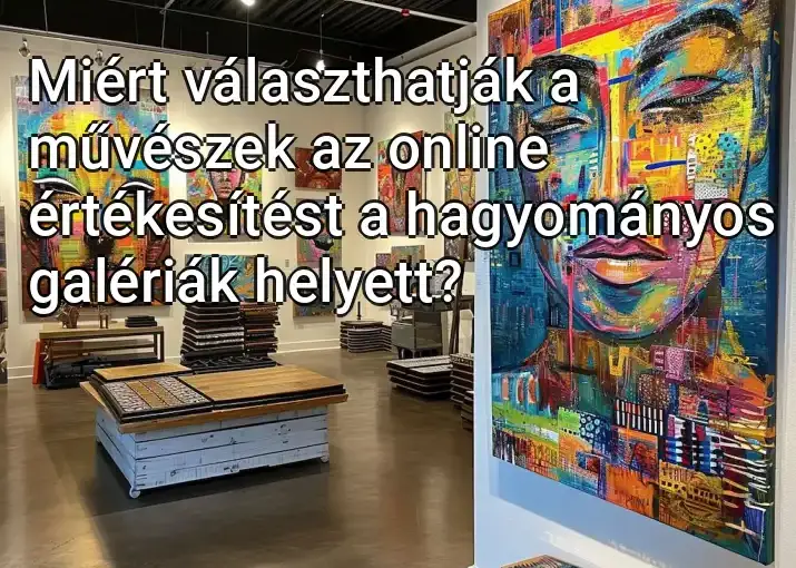 Miért választhatják a művészek az online értékesítést a hagyományos galériák helyett?