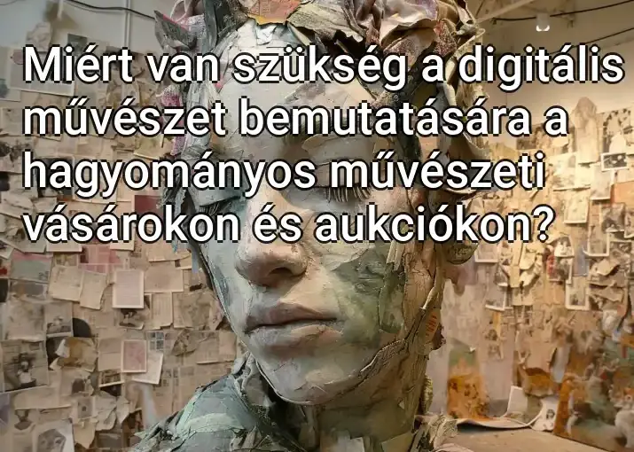 Miért van szükség a digitális művészet bemutatására a hagyományos művészeti vásárokon és aukciókon?