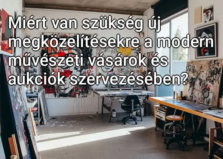 Miért van szükség új megközelítésekre a modern művészeti vásárok és aukciók szervezésében?