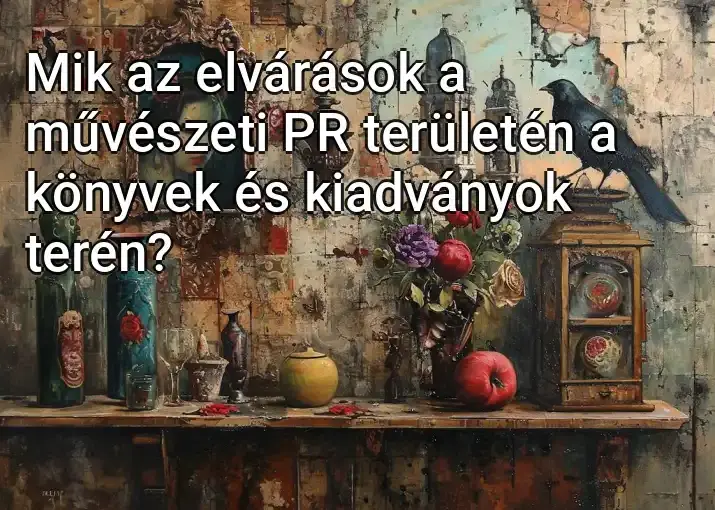 Mik az elvárások a művészeti PR területén a könyvek és kiadványok terén?