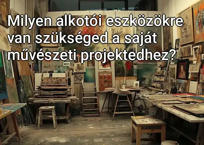 Milyen alkotói eszközökre van szükséged a saját művészeti projektedhez?