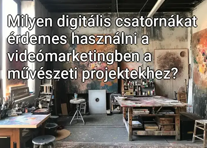 Milyen digitális csatornákat érdemes használni a videómarketingben a művészeti projektekhez?