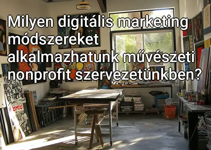 Milyen digitális marketing módszereket alkalmazhatunk művészeti nonprofit szervezetünkben?