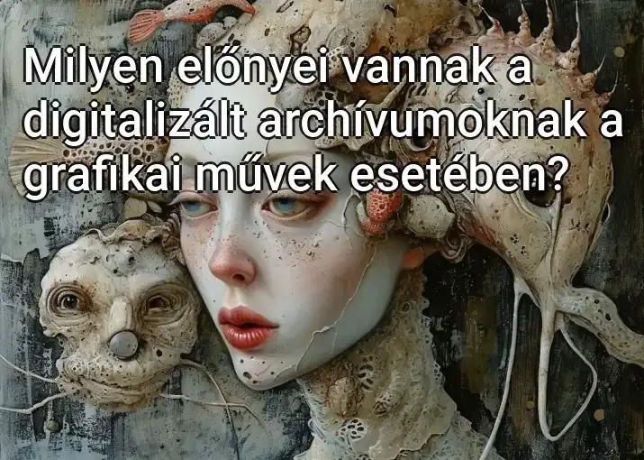 Milyen előnyei vannak a digitalizált archívumoknak a grafikai művek esetében?