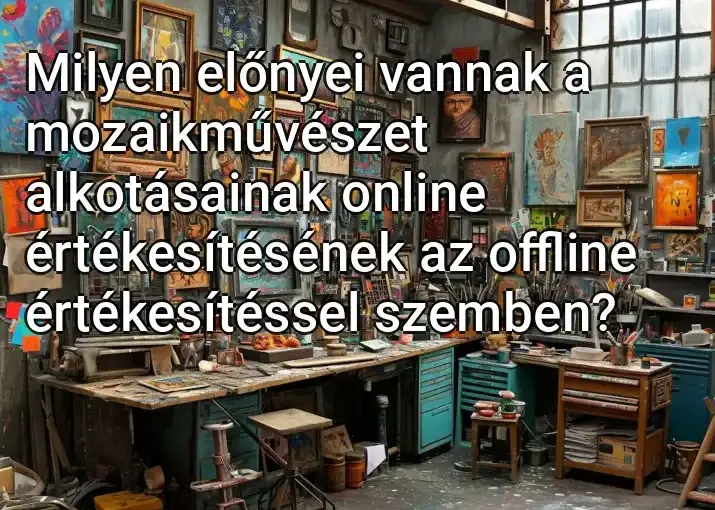 Milyen előnyei vannak a mozaikművészet alkotásainak online értékesítésének az offline értékesítéssel szemben?