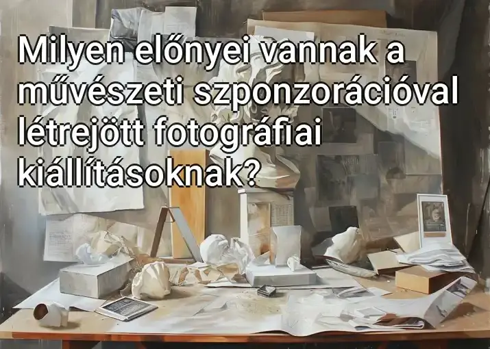 Milyen előnyei vannak a művészeti szponzorációval létrejött fotográfiai kiállításoknak?