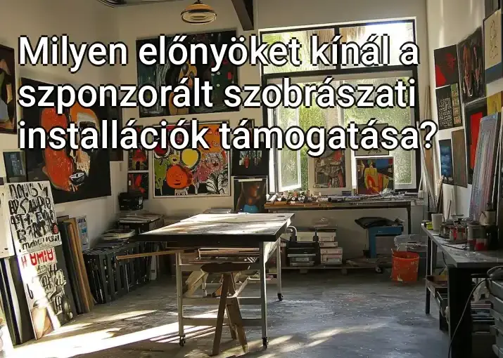 Milyen előnyöket kínál a szponzorált szobrászati installációk támogatása?