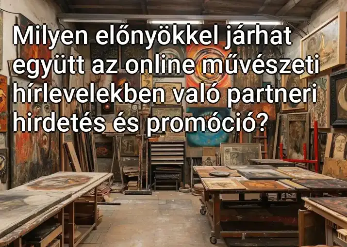 Milyen előnyökkel járhat együtt az online művészeti hírlevelekben való partneri hirdetés és promóció?