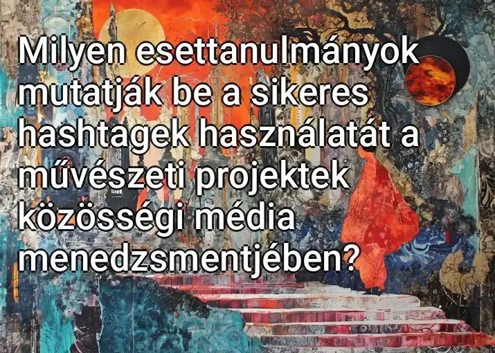 Milyen esettanulmányok mutatják be a sikeres hashtagek használatát a művészeti projektek közösségi média menedzsmentjében?