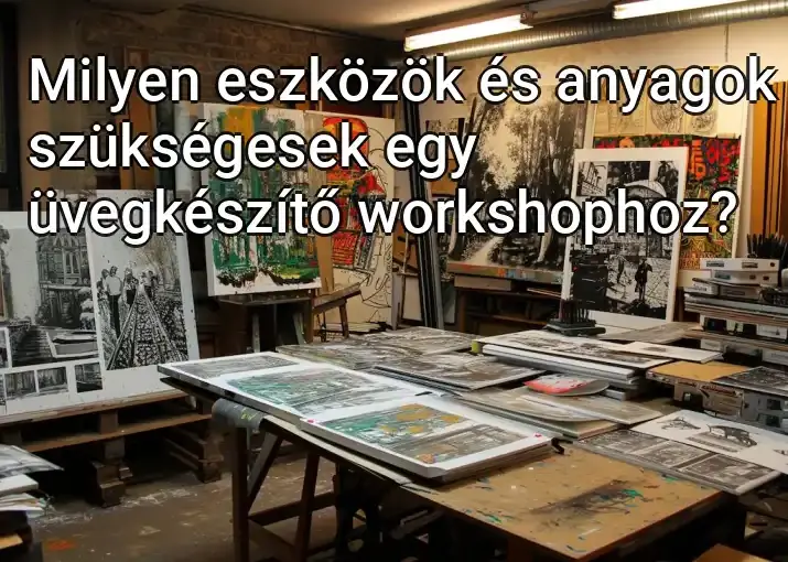 Milyen eszközök és anyagok szükségesek egy üvegkészítő workshophoz?