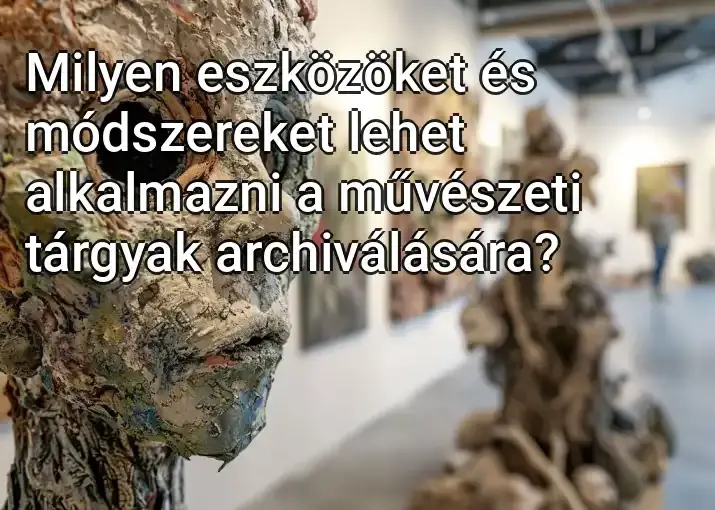 Milyen eszközöket és módszereket lehet alkalmazni a művészeti tárgyak archiválására?