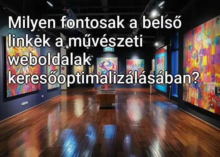 Milyen fontosak a belső linkek a művészeti weboldalak keresőoptimalizálásában?