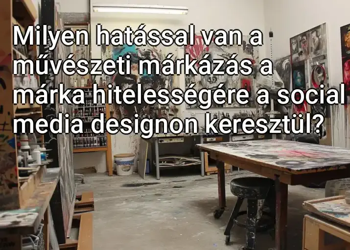 Milyen hatással van a művészeti márkázás a márka hitelességére a social media designon keresztül?