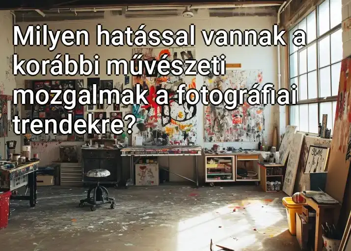 Milyen hatással vannak a korábbi művészeti mozgalmak a fotográfiai trendekre?