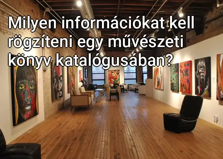 Milyen információkat kell rögzíteni egy művészeti könyv katalógusában?