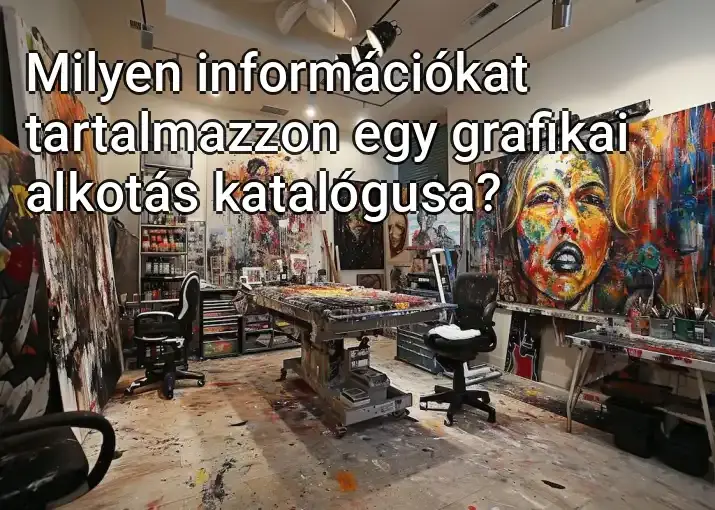 Milyen információkat tartalmazzon egy grafikai alkotás katalógusa?