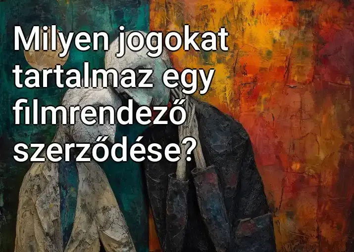 Milyen jogokat tartalmaz egy filmrendező szerződése?