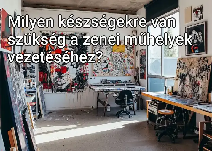 Milyen készségekre van szükség a zenei műhelyek vezetéséhez?