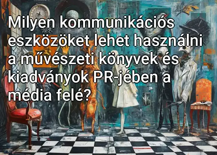 Milyen kommunikációs eszközöket lehet használni a művészeti könyvek és kiadványok PR-jében a média felé?