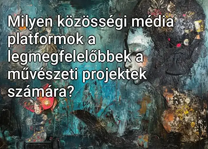 Milyen közösségi média platformok a legmegfelelőbbek a művészeti projektek számára?