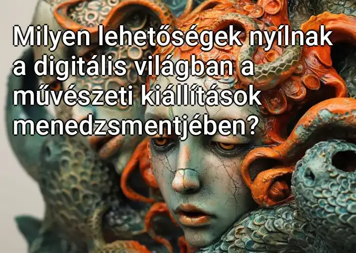 Milyen lehetőségek nyílnak a digitális világban a művészeti kiállítások menedzsmentjében?