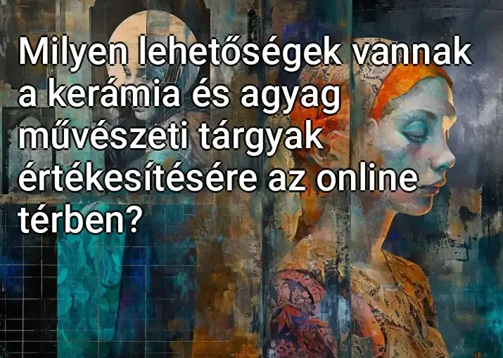 Milyen lehetőségek vannak a kerámia és agyag művészeti tárgyak értékesítésére az online térben?