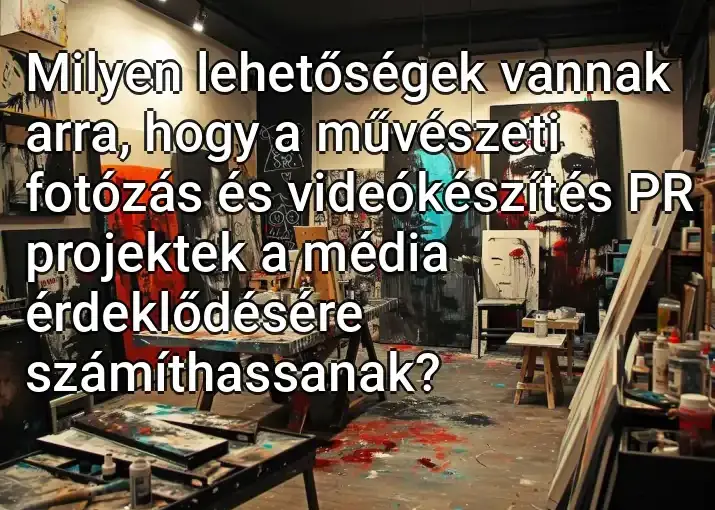 Milyen lehetőségek vannak arra, hogy a művészeti fotózás és videókészítés PR projektek a média érdeklődésére számíthassanak?