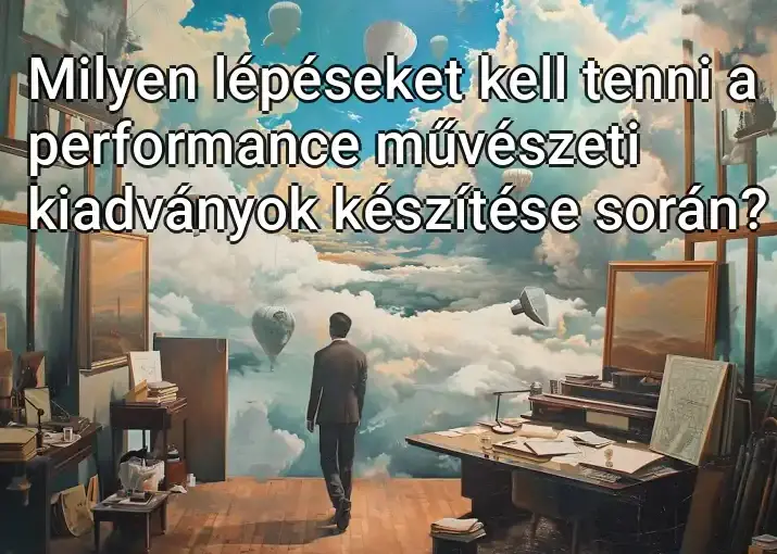 Milyen lépéseket kell tenni a performance művészeti kiadványok készítése során?