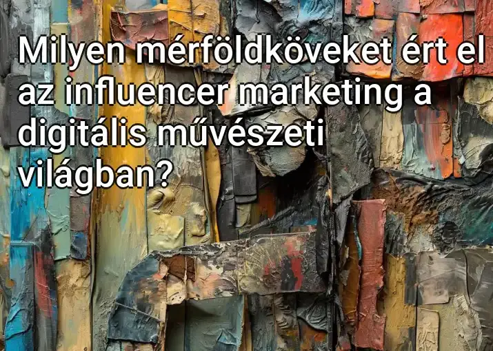 Milyen mérföldköveket ért el az influencer marketing a digitális művészeti világban?