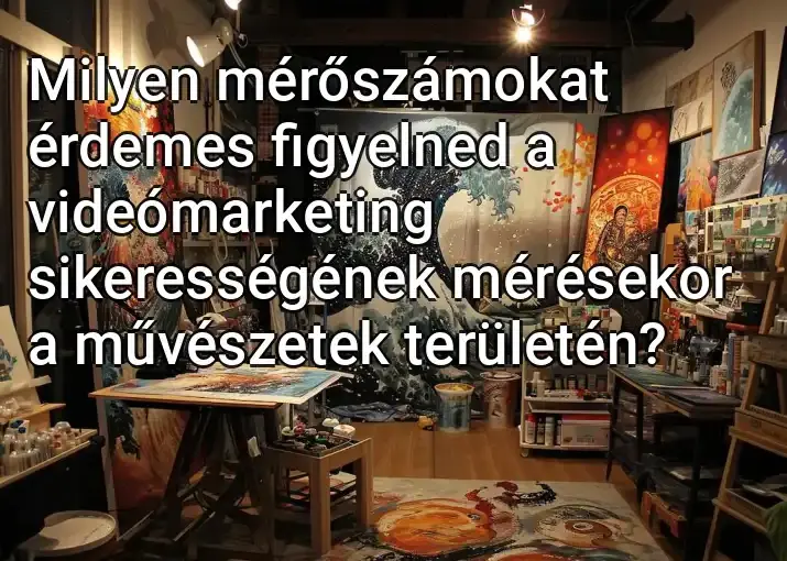 Milyen mérőszámokat érdemes figyelned a videómarketing sikerességének mérésekor a művészetek területén?