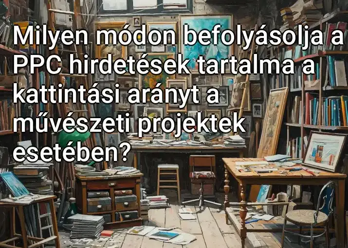 Milyen módon befolyásolja a PPC hirdetések tartalma a kattintási arányt a művészeti projektek esetében?