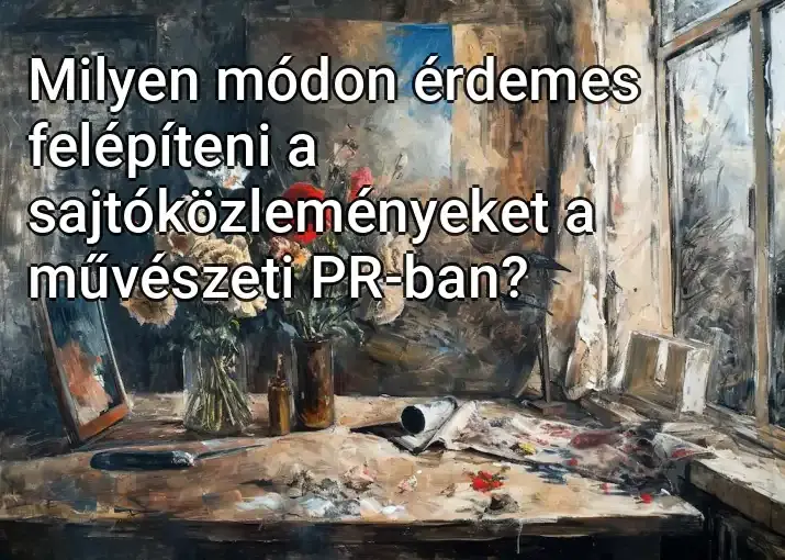 Milyen módon érdemes felépíteni a sajtóközleményeket a művészeti PR-ban?