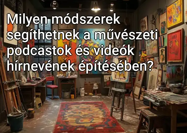 Milyen módszerek segíthetnek a művészeti podcastok és videók hírnevének építésében?