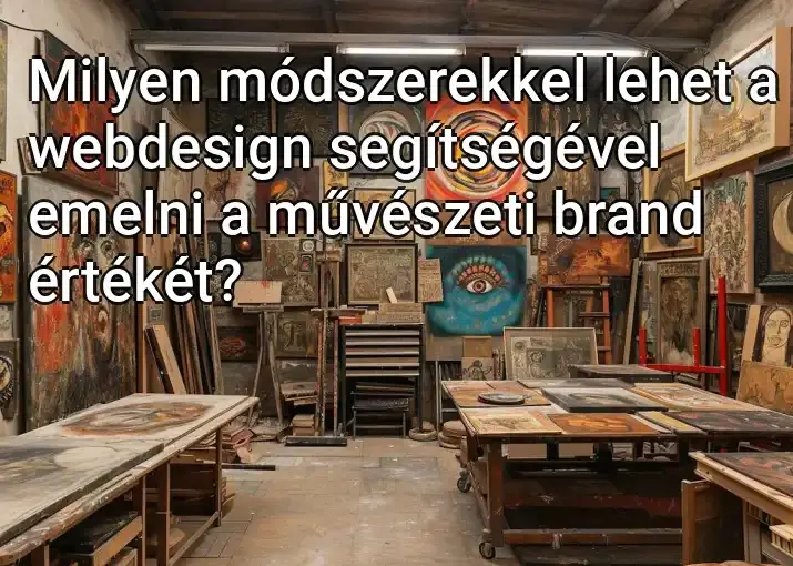 Milyen módszerekkel lehet a webdesign segítségével emelni a művészeti brand értékét?