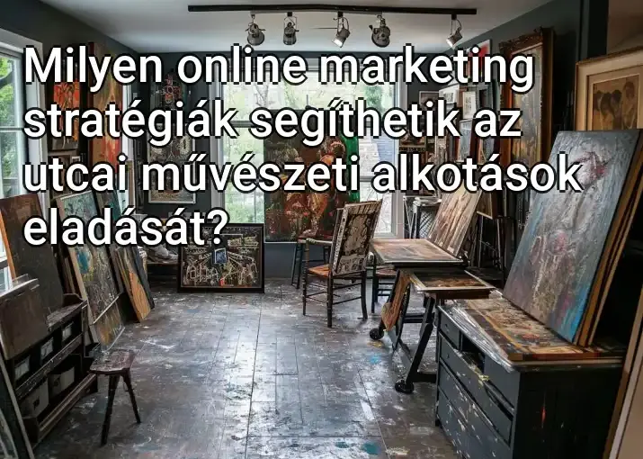 Milyen online marketing stratégiák segíthetik az utcai művészeti alkotások eladását?